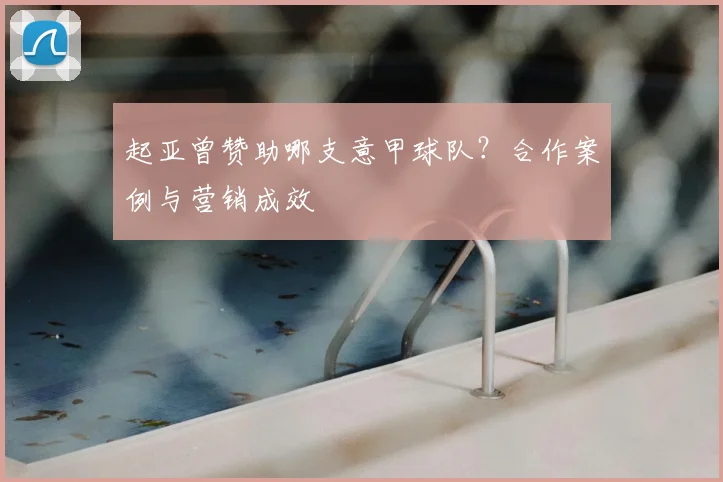 起亚曾赞助哪支意甲球队？合作案例与营销成效
